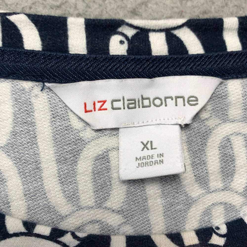 Vintage LIZ CLAIBORNE Blouse Womens XL Top Long S… - image 3