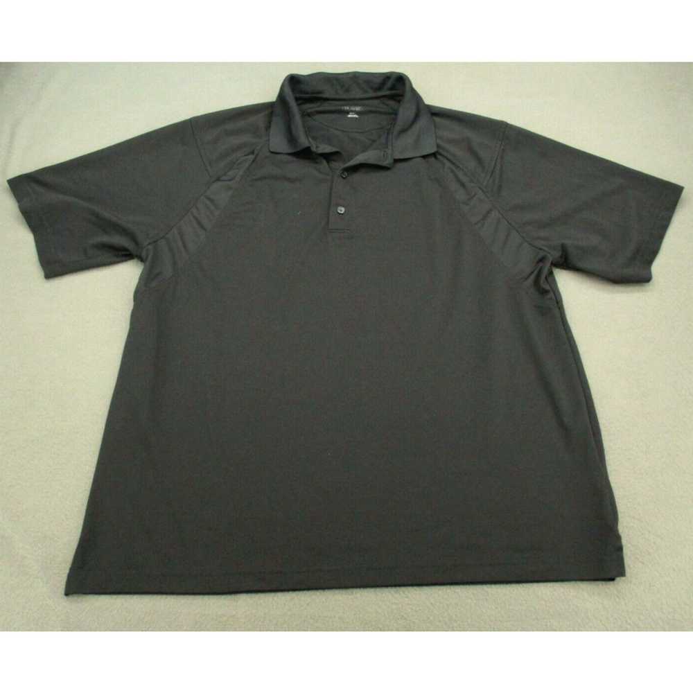Vintage Greg Norman Polo Shirt Mens XL Black Golf… - image 1