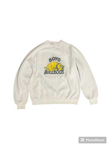 Jerzees × Vintage 1980s boyo bulldogs sweatshirt