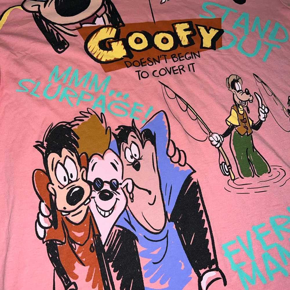 A Goofy Movie Powerline AOP Disney Shirt size Lar… - image 4