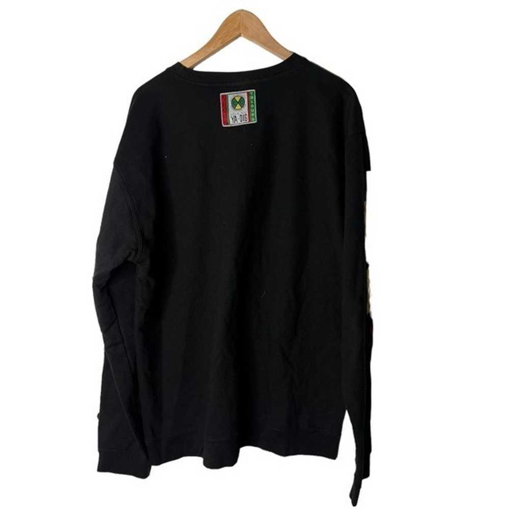 Cross Colours Black Long Sleeve Crewneck Sweatshi… - image 2