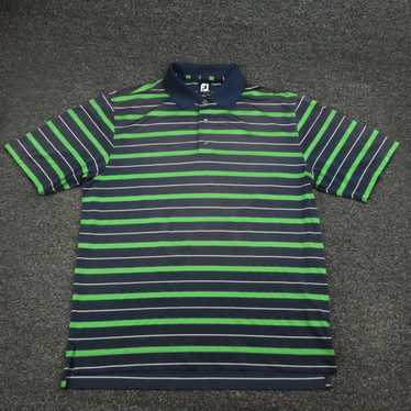 Footjoy FootJoy Polo Shirt Adult Large Green & Bla