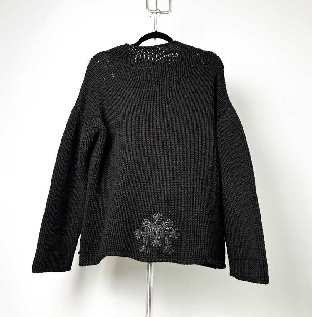 Chrome Hearts × Vintage 2000’s Heavy Knit Cross P… - image 3