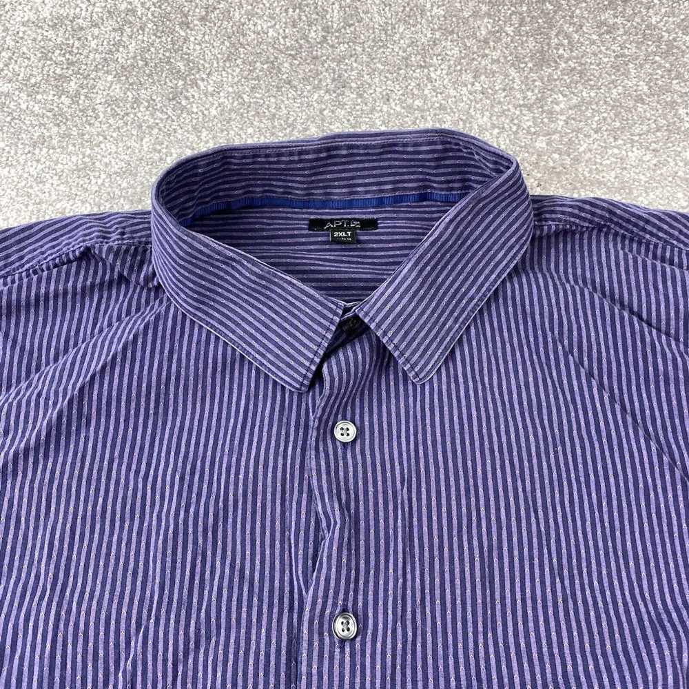 Apt. 9 APT.9 Button-Up Shirt Men's Size 2XLT Purp… - image 2