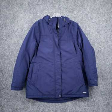 Vintage Lands End Jacket Women Small Blue Squall … - image 1