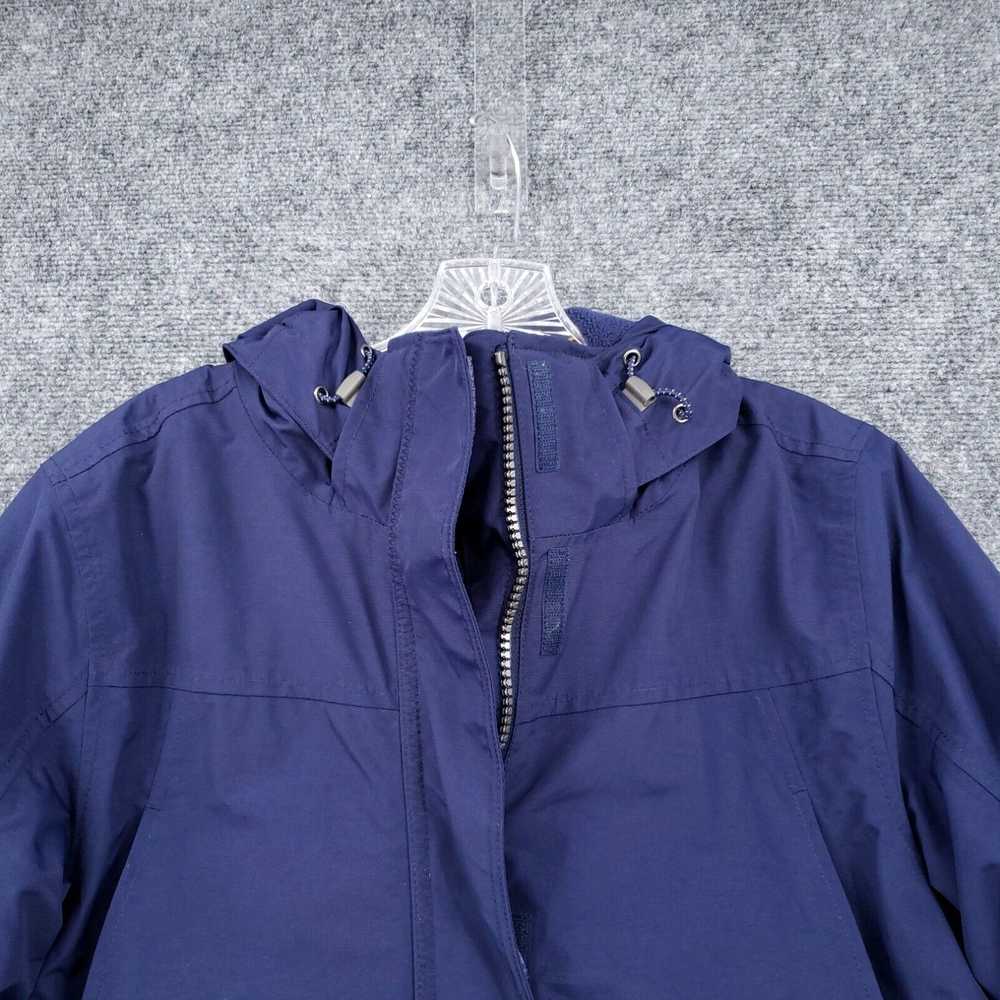 Vintage Lands End Jacket Women Small Blue Squall … - image 3