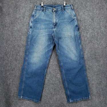Carhartt Carhartt Jeans Mens 34x30 Blue Dungaree … - image 1
