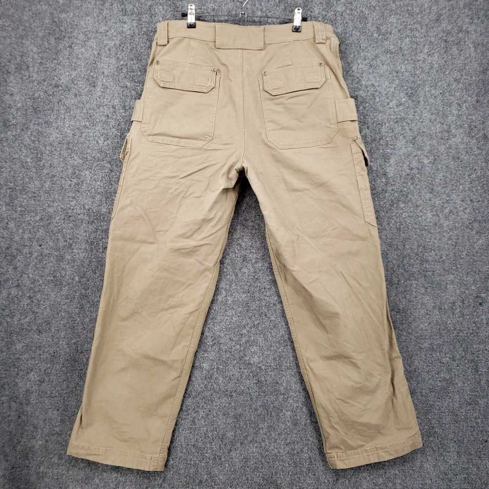 Vintage Duluth Trading Pants Mens 35x30 Khaki Fle… - image 2