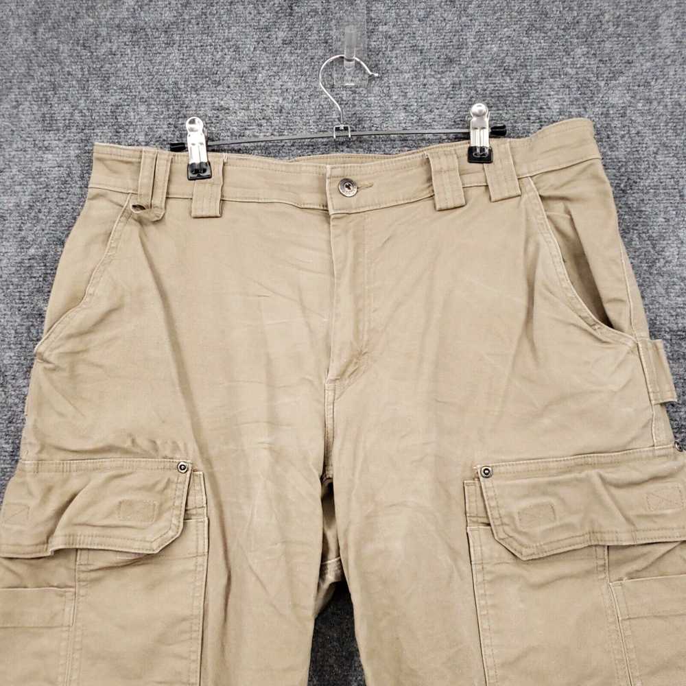 Vintage Duluth Trading Pants Mens 35x30 Khaki Fle… - image 3