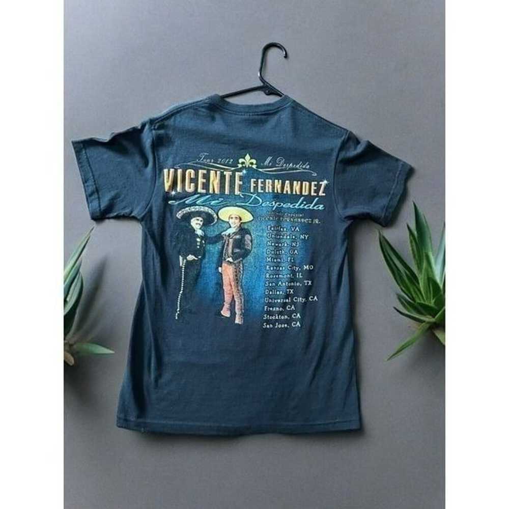 Vicente Fernandez Concert Tour T Shirt 2012 Mi De… - image 2