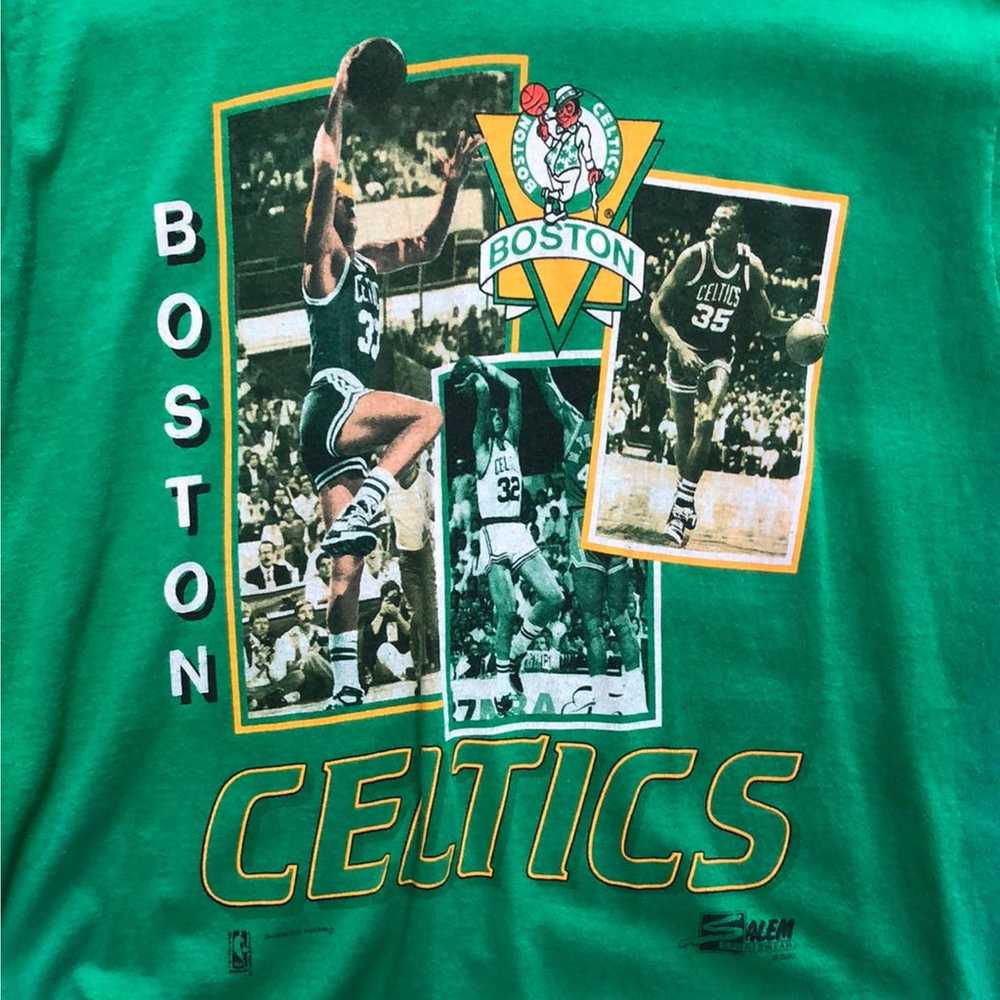 Vintage 1990 Boston Celtics Salem Sportswear Large - image 2