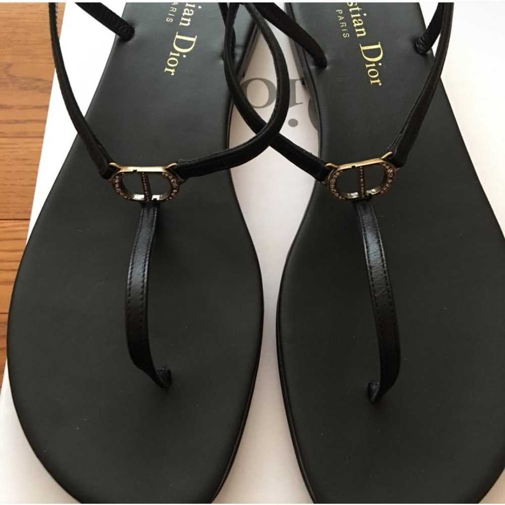 Dior Leather sandal - image 8