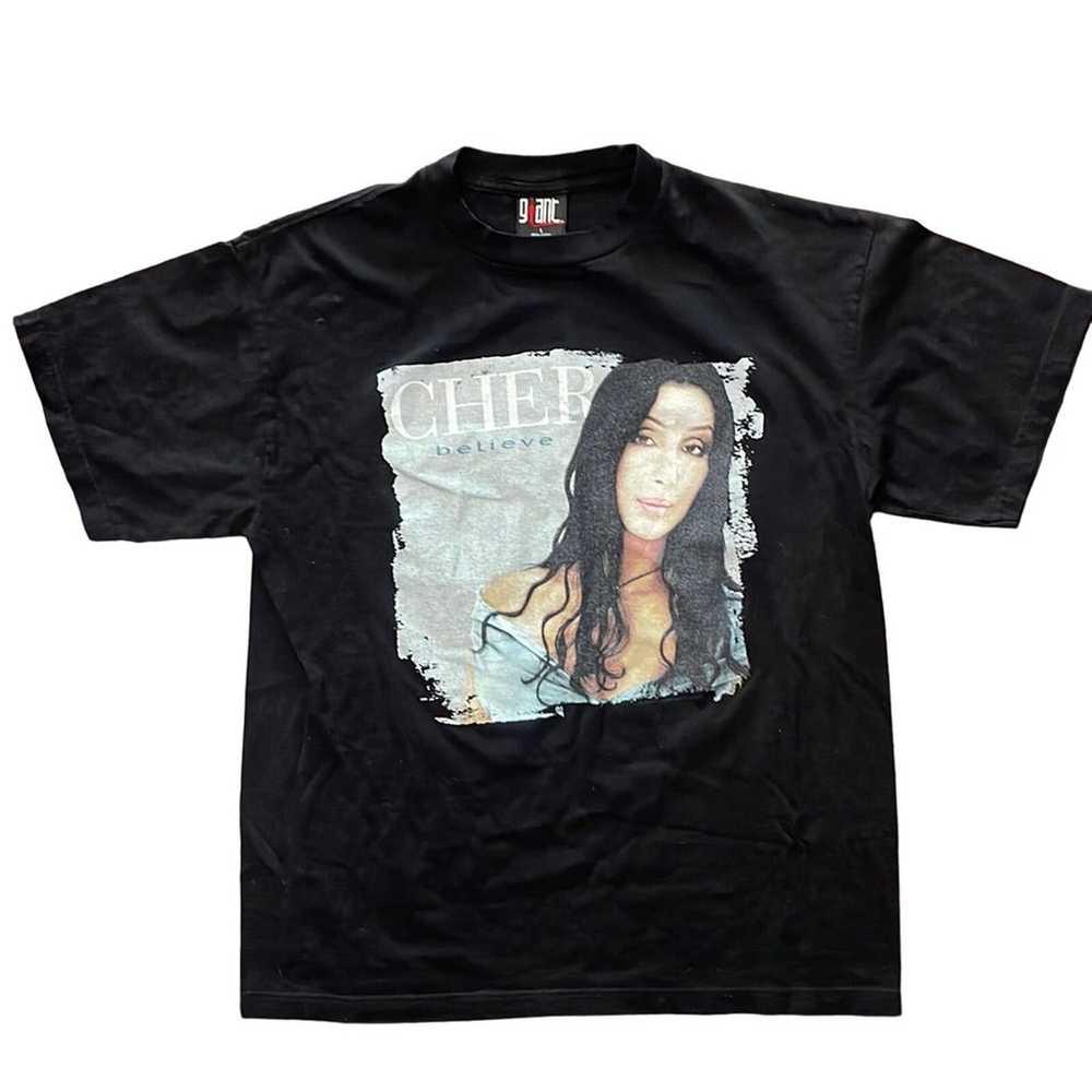 Vintage 1999 Cher Believe Tour Giant T-shirt Large - image 1