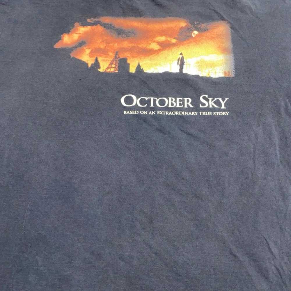 Vintage October Sky Movie Promo T Shirt - image 2
