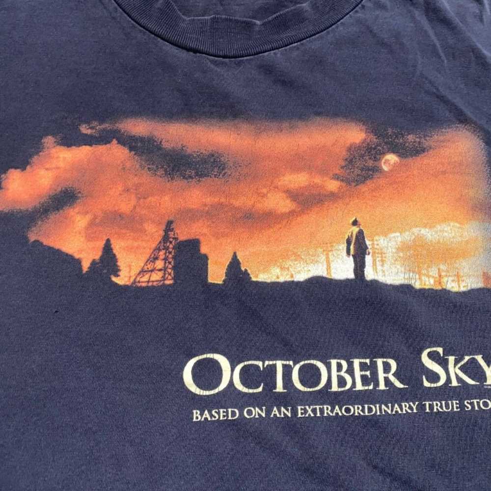 Vintage October Sky Movie Promo T Shirt - image 3