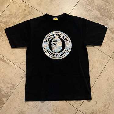 BAPE - Hologram Busy Works T-shirt - Black - Large - image 1