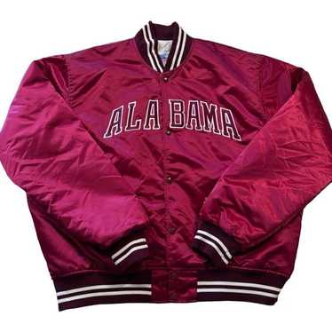 1980's Starter Alabama Satin Stadium Jacket Quilt… - image 1