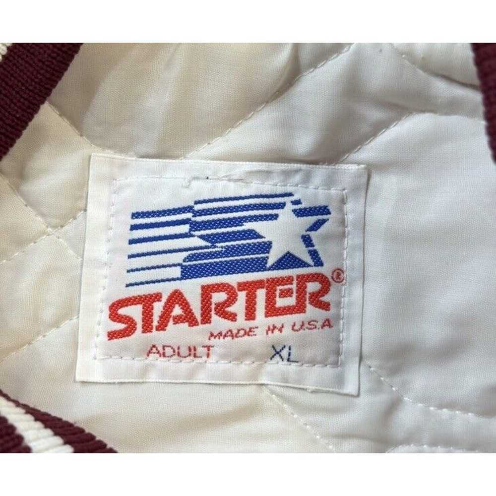 1980's Starter Alabama Satin Stadium Jacket Quilt… - image 2