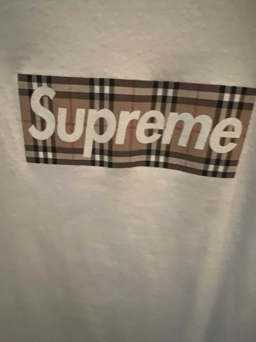 Supreme Supreme Burberry T-shirt - image 4