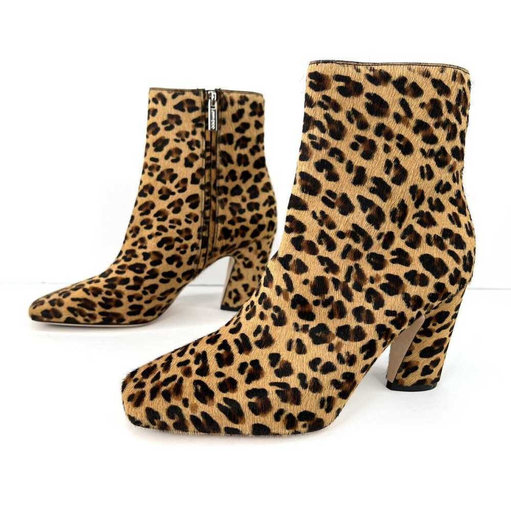 Jimmy Choo Pony-style calfskin biker boots - image 8