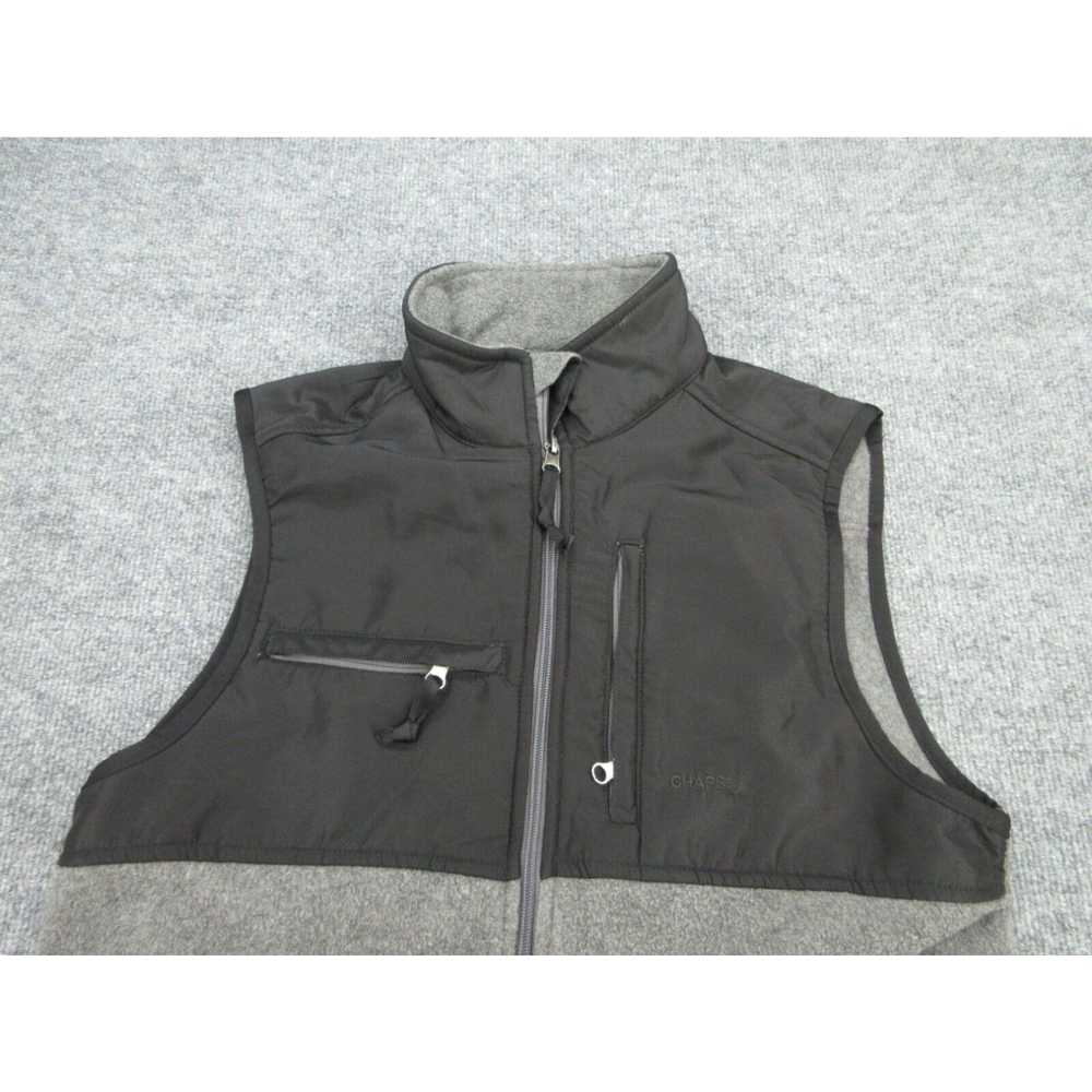 Chaps Ralph Lauren Chaps Vest Adult Medium Gray F… - image 2