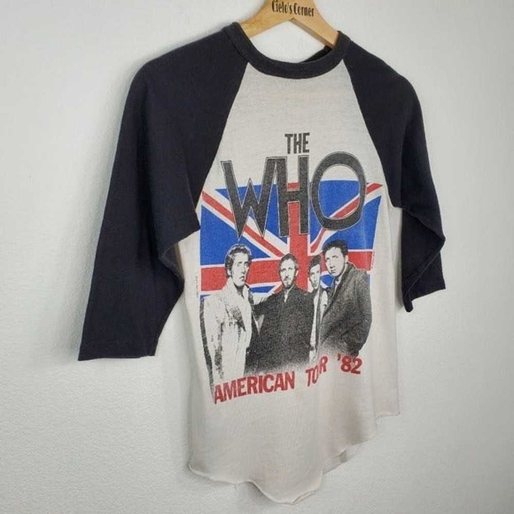 The Who American Tour Raglan Band Shirt - image 9