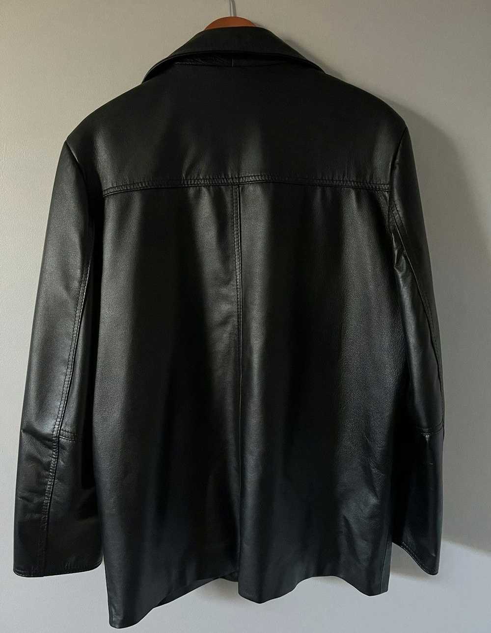 Genuine Leather × Leather Jacket × Vintage Black … - image 3