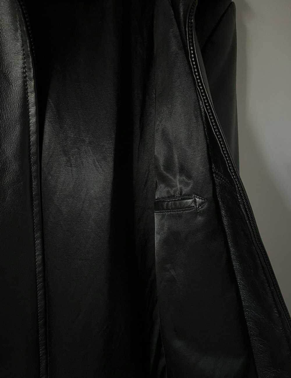Genuine Leather × Leather Jacket × Vintage Black … - image 4