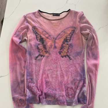 Butterfly mesh top - image 1