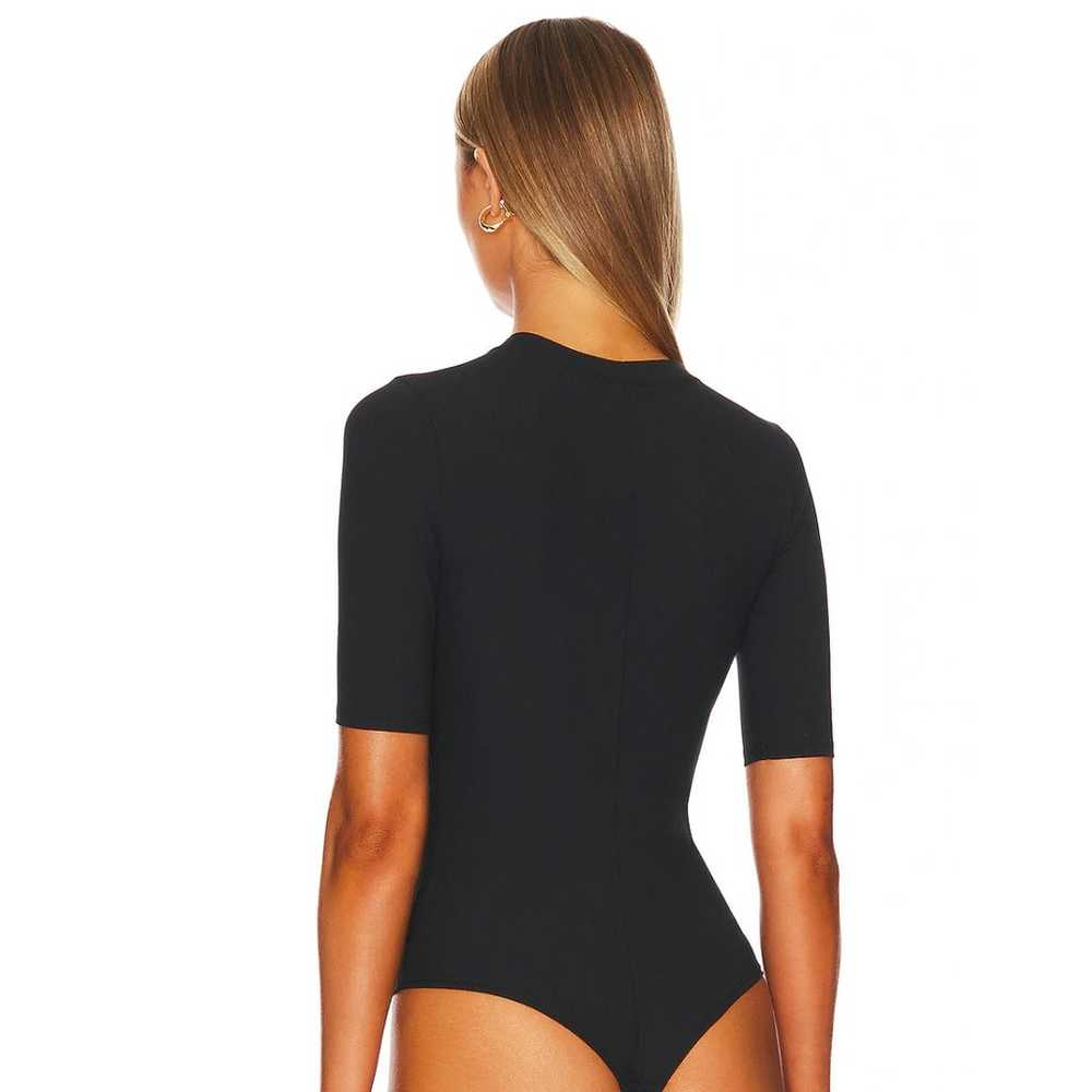 SPANX Suit Yourself Ribbed Short Sleeve Bodysuit … - image 3