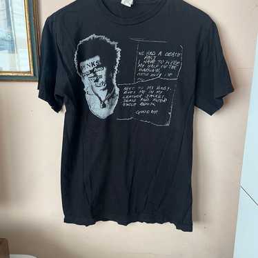 Rare Vintage Sid Vicious Guttermouth Sex Pistols Men's L Punk Band shops Tee