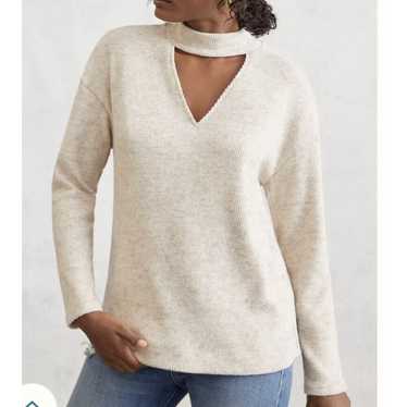 Anthropologie DOLAN Rebecca Cut-Out Top $118 Sand… - image 1
