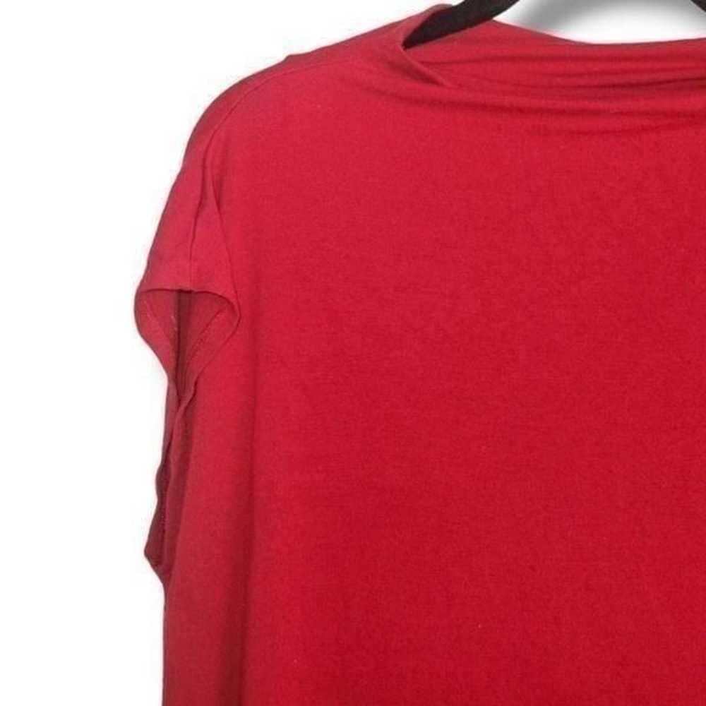 Eileen Fisher Womens Dress Sz Large Red Jersey Mi… - image 7