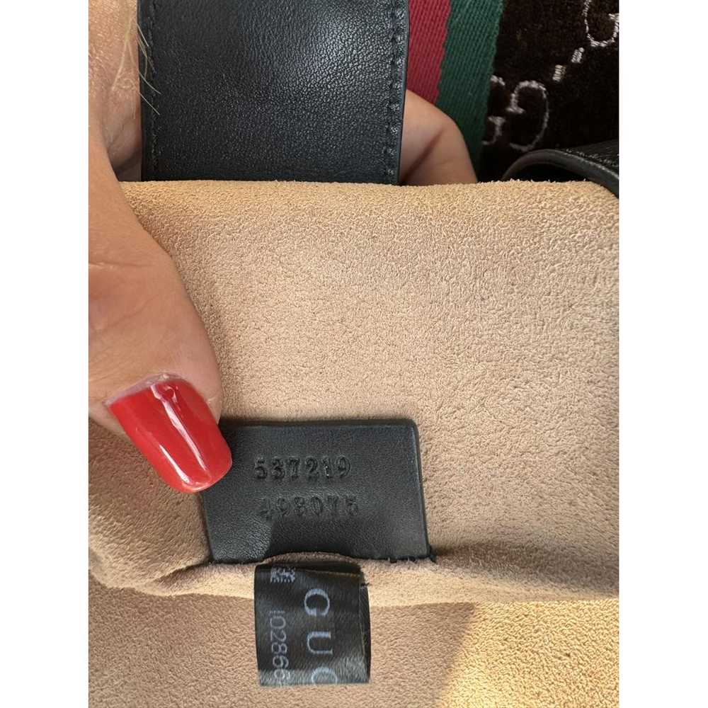 Gucci Rajah velvet clutch bag - image 2