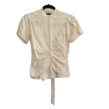 BCBG maxazria Women's Blouse Cream - image 1