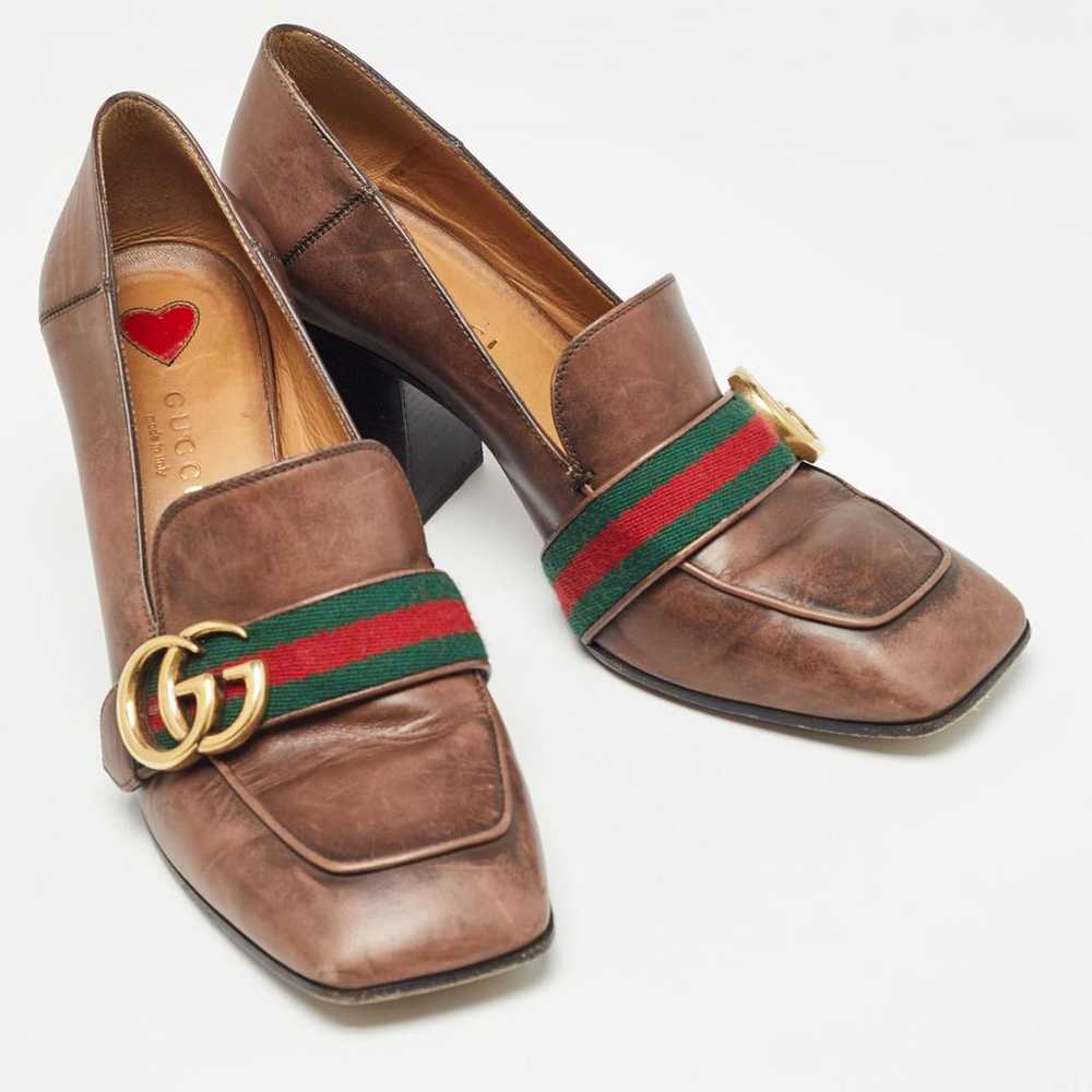 Gucci Leather heels - image 3