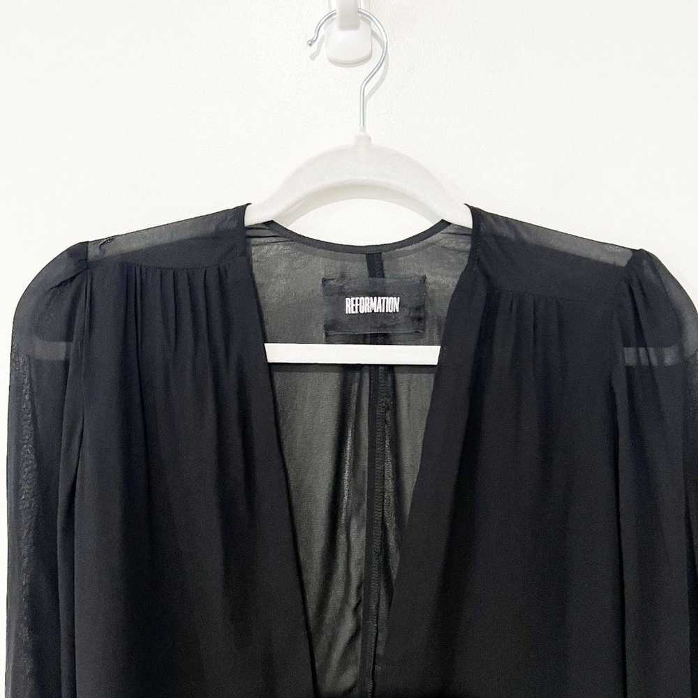 Reformation La Cita Top in Black SIZE S SMALL - image 12