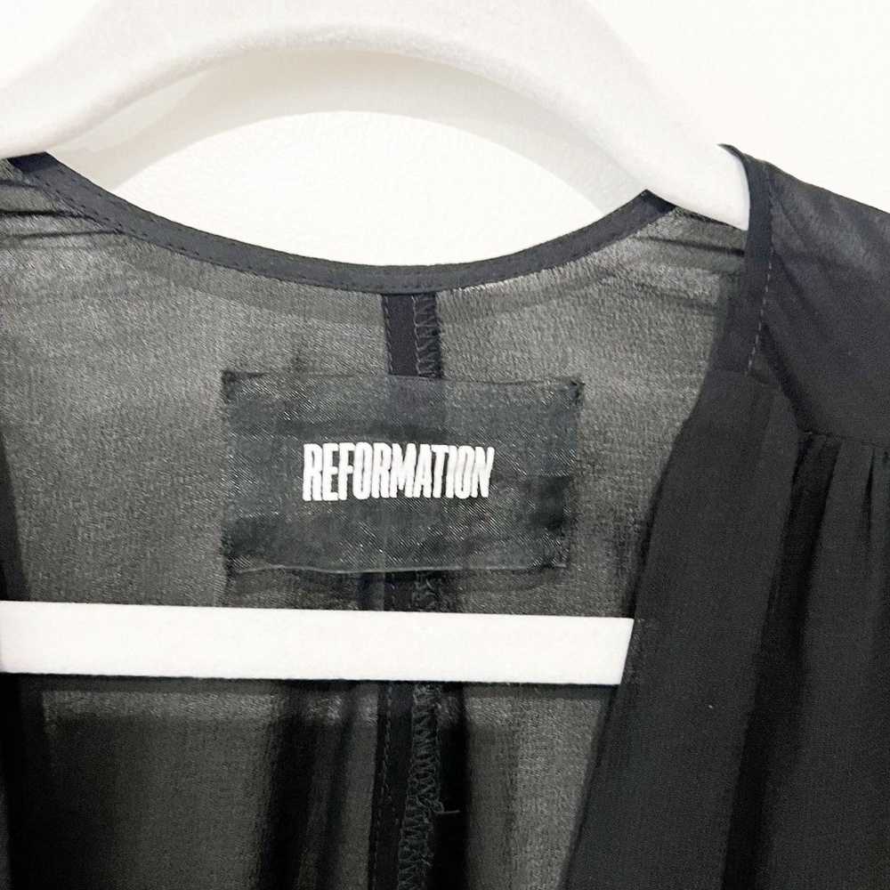 Reformation La Cita Top in Black SIZE S SMALL - image 9