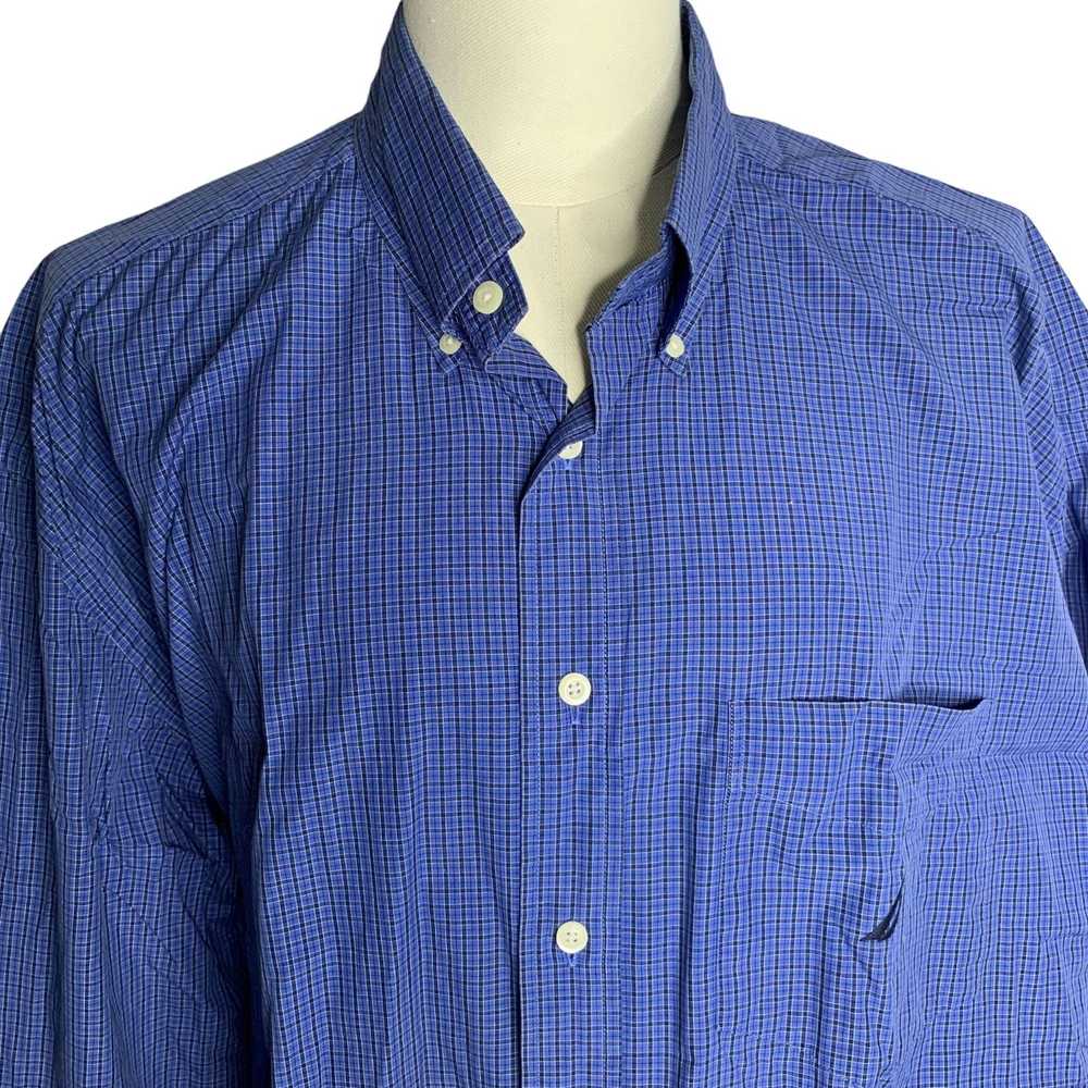 Nautica Nautica Button Down Long Sleeve Shirt XXL… - image 2