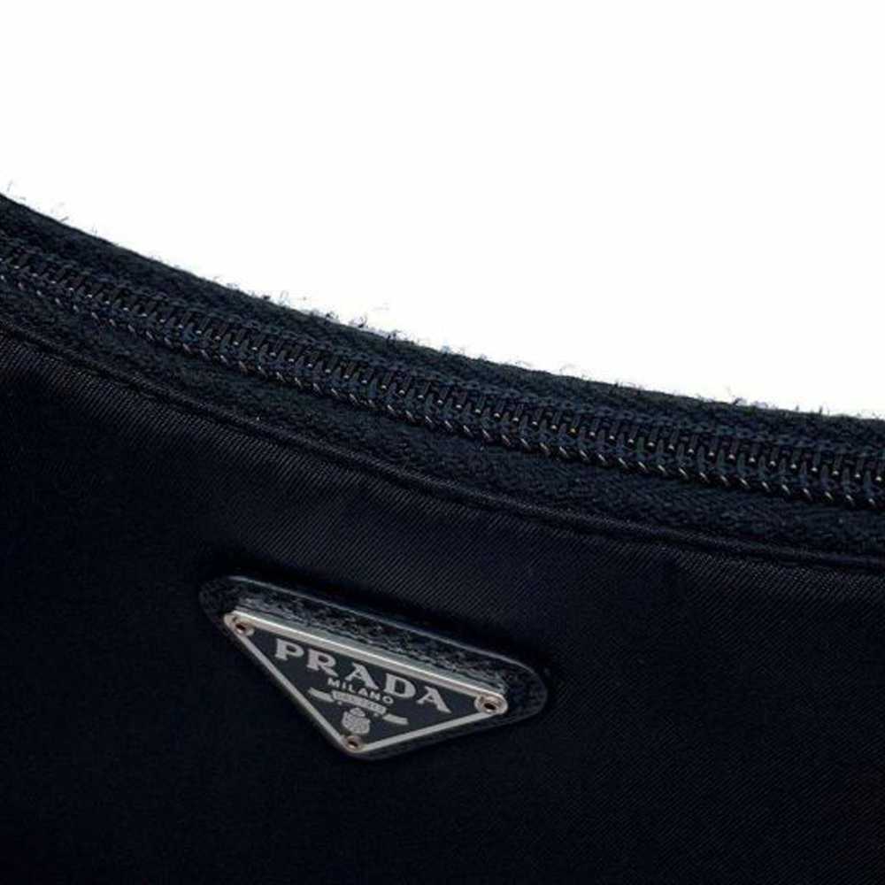 Black Prada Tessuto Re-Edition 2000 Shoulder Bag - image 11