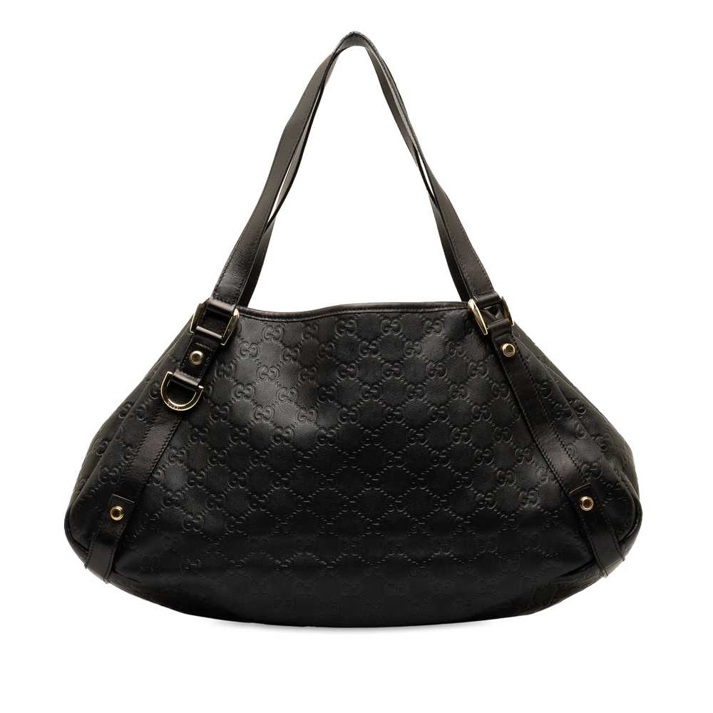 Black Gucci Guccissima D Ring Pelham Shoulder Bag - image 3