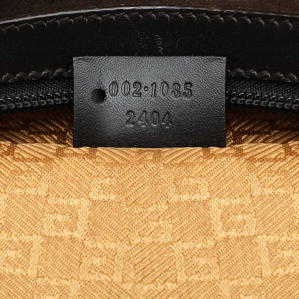 Brown Gucci Bamboo Suede Handbag - image 7