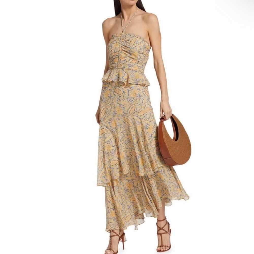 $398 NEW VERONICA BEARD SILK PAISLEY PRINT HALTER… - image 11