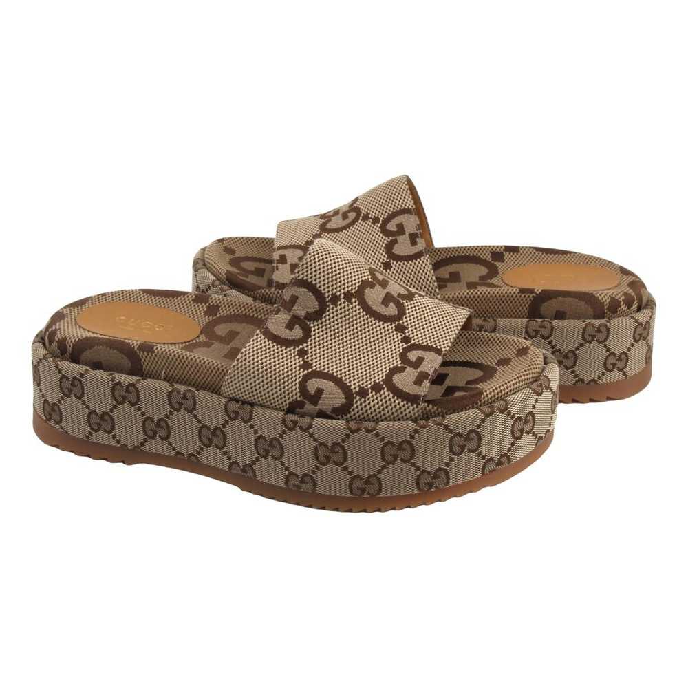 Gucci Cloth sandal - image 1