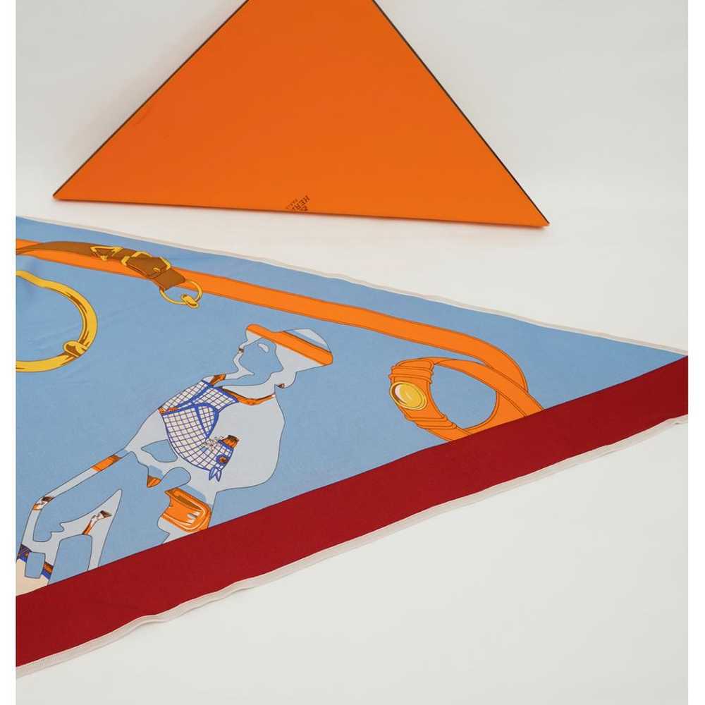 Hermès Pointu silk scarf - image 5