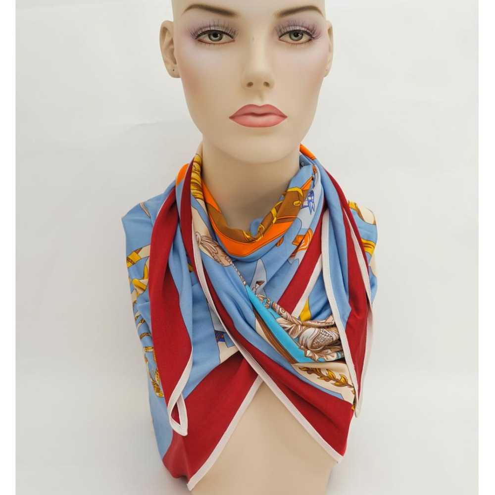 Hermès Pointu silk scarf - image 7