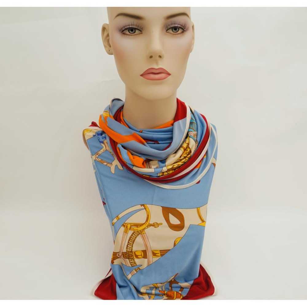 Hermès Pointu silk scarf - image 9