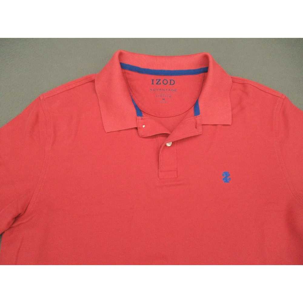 Izod IZOD Polo Shirt Mens Medium Red Short Sleeve… - image 2