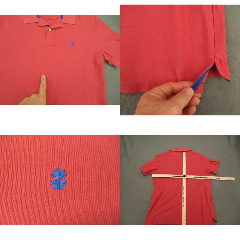 Izod IZOD Polo Shirt Mens Medium Red Short Sleeve… - image 4