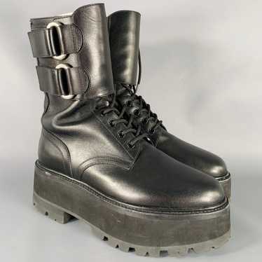 Celine SS23 Bulky Maxx Black Leather Platform Boot